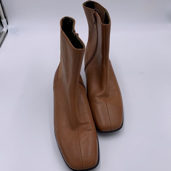 Easy Spirit Shoes - Easy Spirit Low Calf Brown Boots